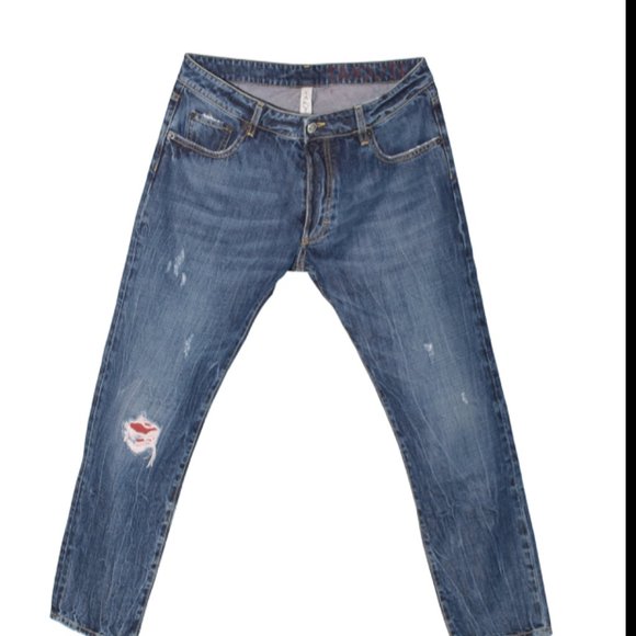 ☑️Italian Designer Jeans Takutea AKUR Distressed - Picture 5 of 14